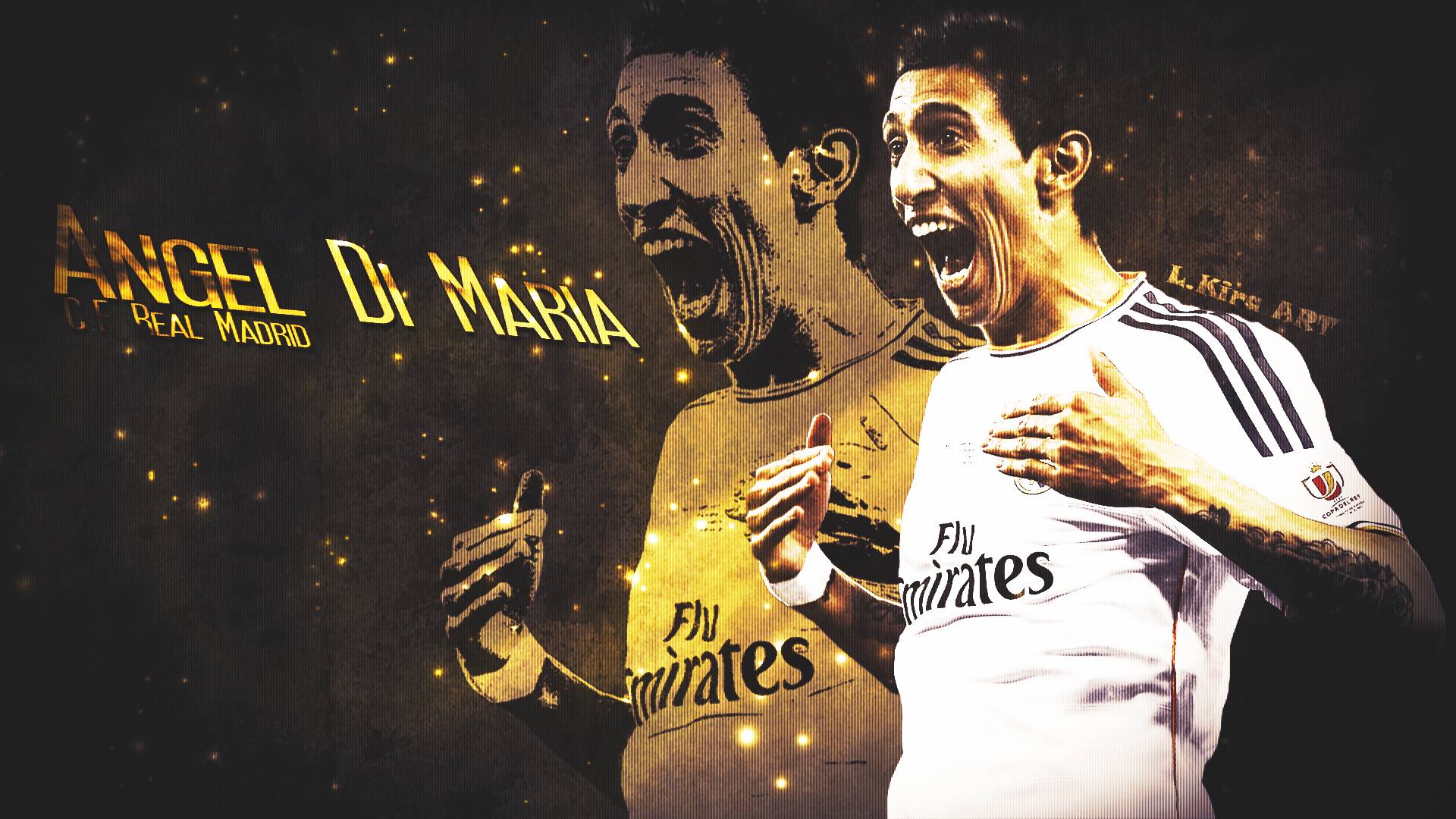 Angel Di Maria wallpapers HD backgrounds download Facebook Covers