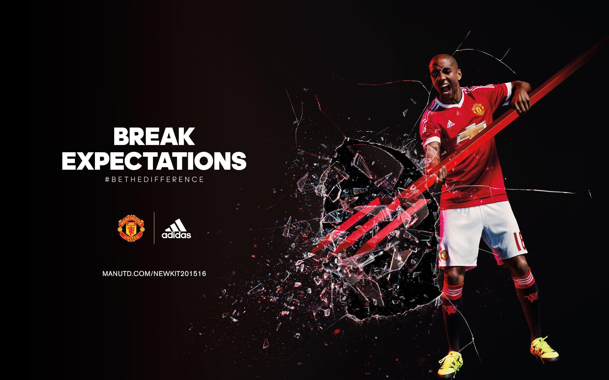 Manchester United new kit wallpapers: Ashley Young.