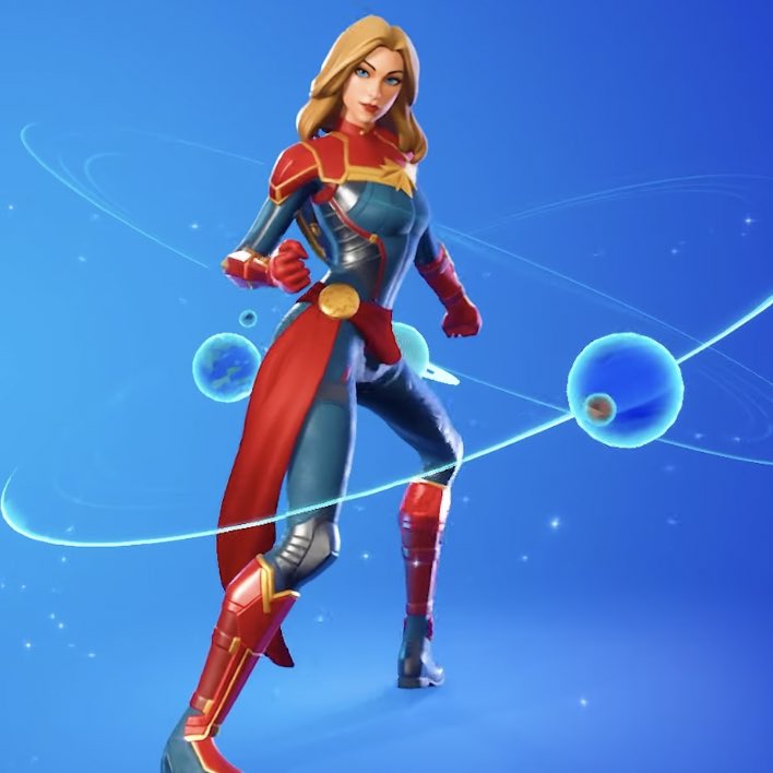 Captain Marvel Fortnite wallpapers