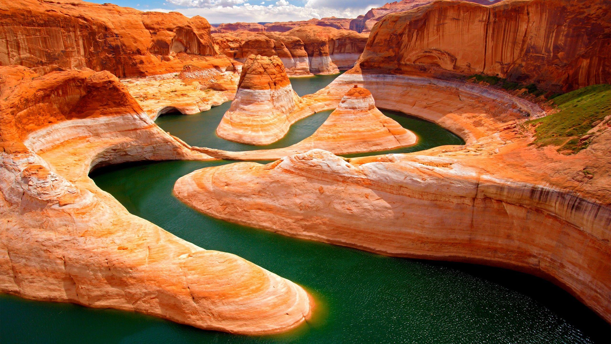 Wallpapers Glen Canyon, Lake Powell, Utah, Arizona, HD, Nature,