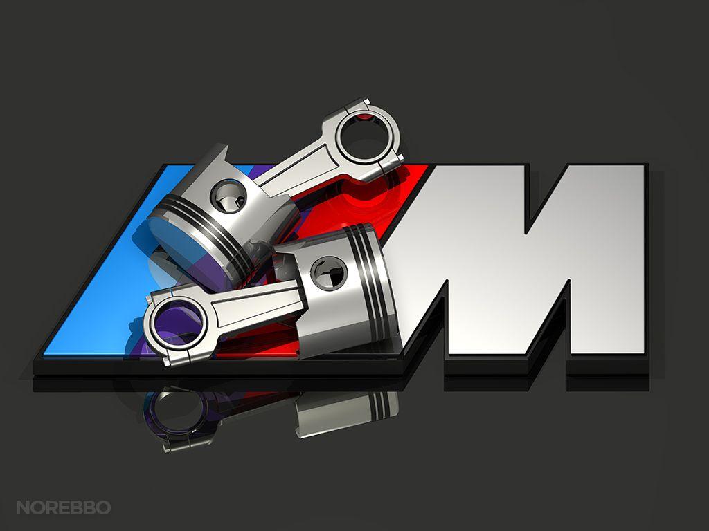 3d BMW M logo illustrations – Norebbo