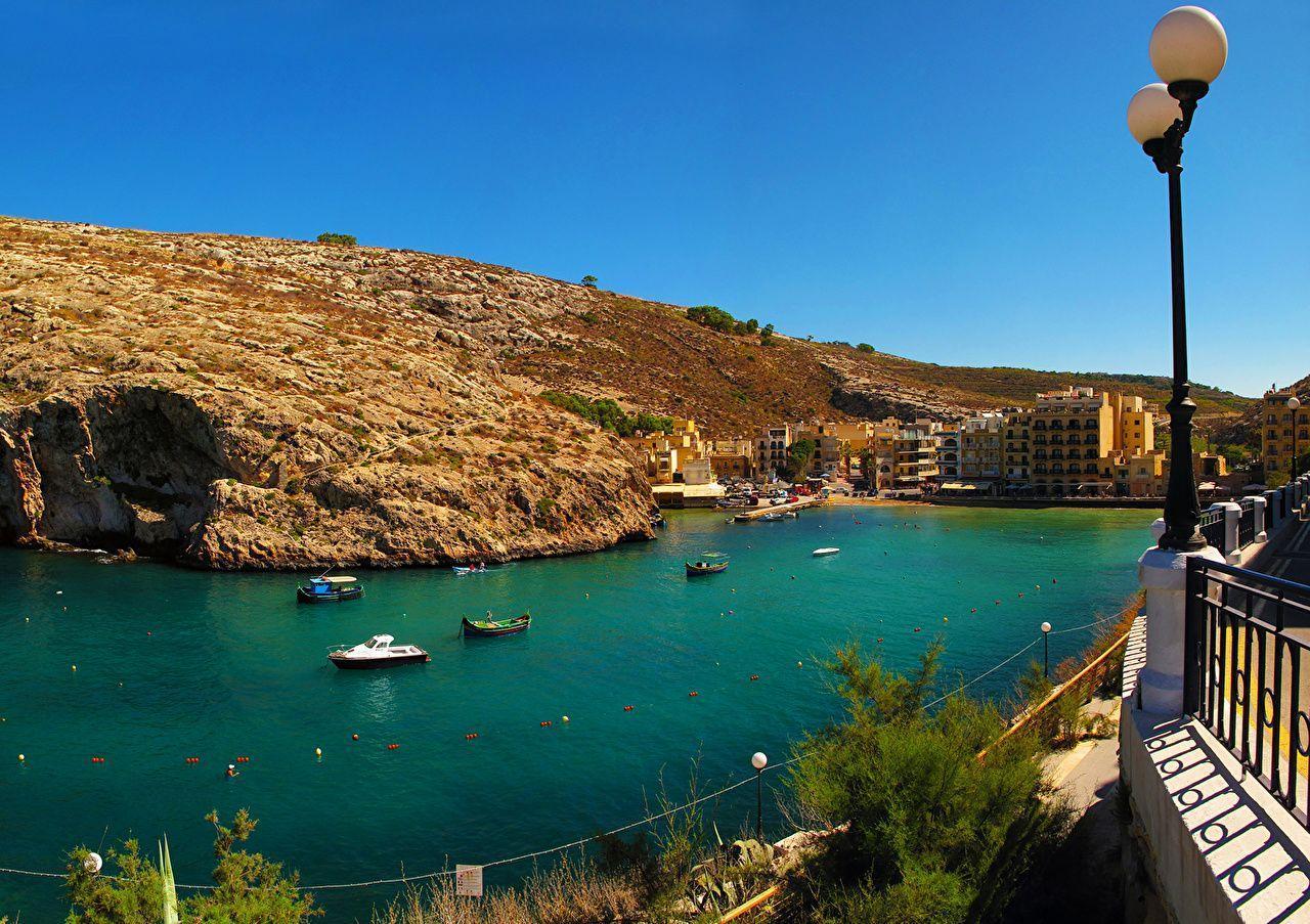 Wallpapers Malta Munxar Scenery Rivers Cities