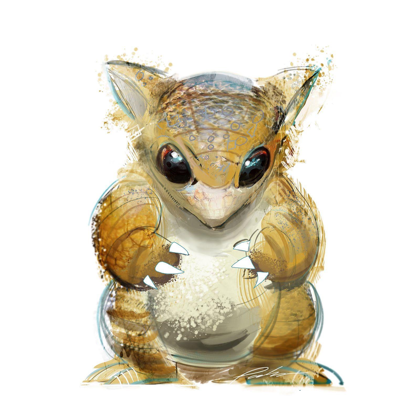 027 Sandshrew Artwork