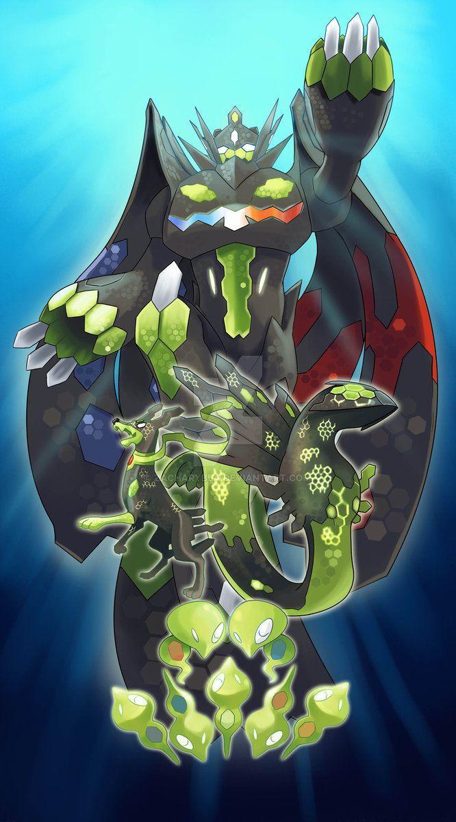 Zygarde all forms by zacharybla