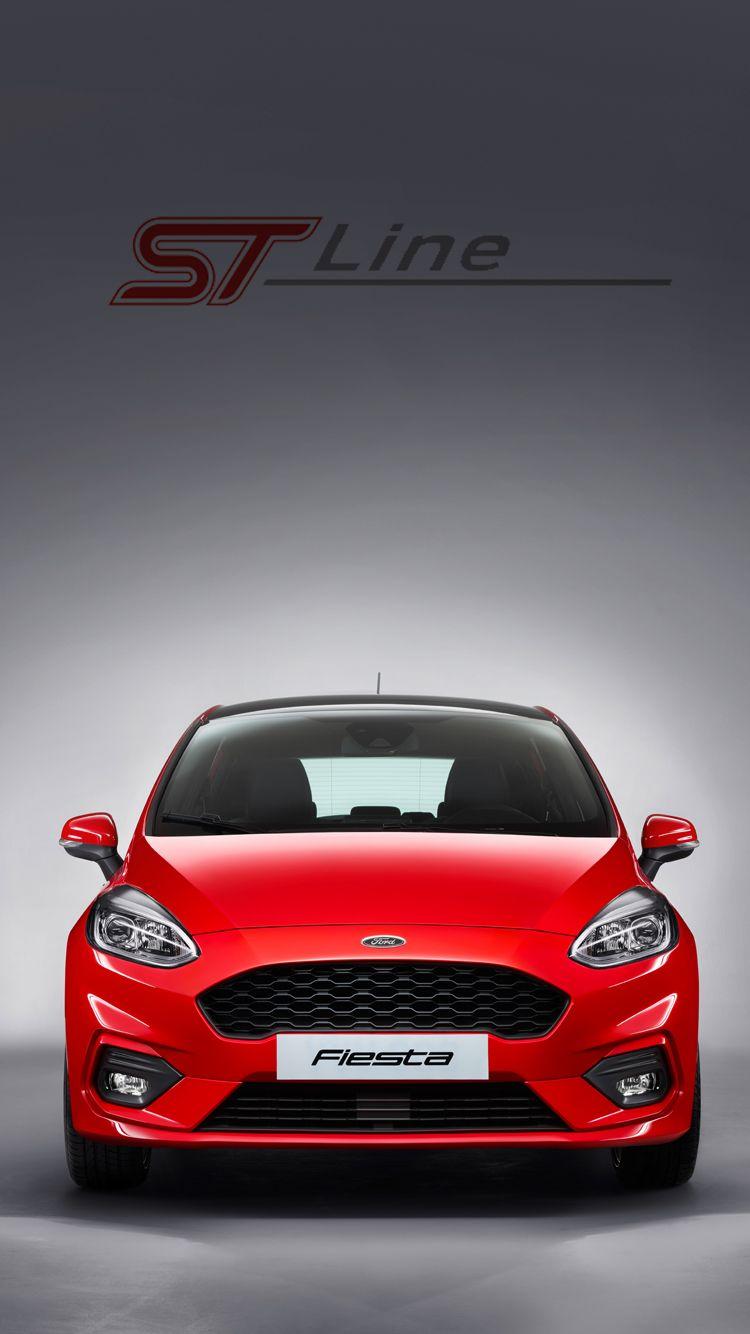 Universal Phone Wallpapers/ Backgrounds Race Red Fiesta ST