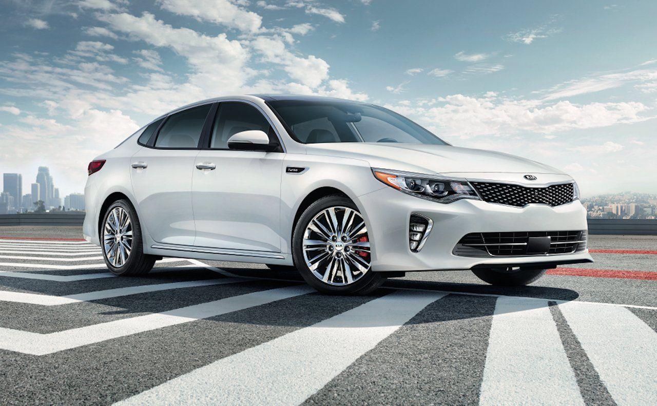 2018 Kia Optima white city backgrounds 4k uhd wallpapers