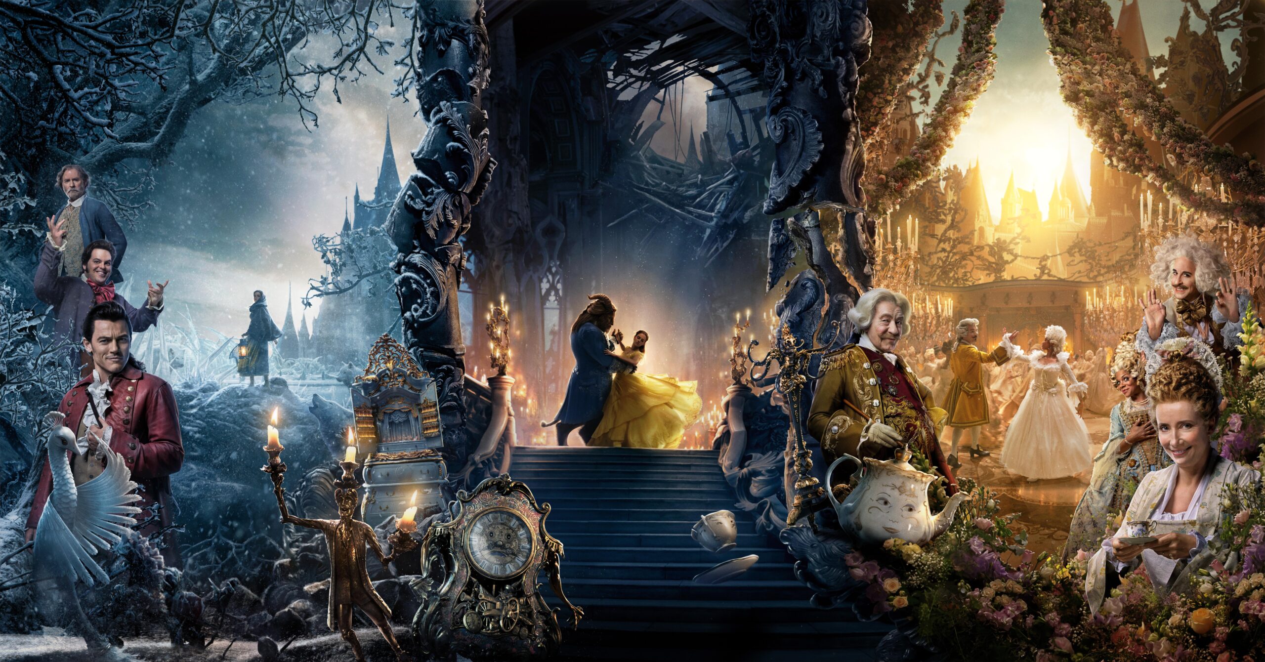 Wallpapers Beauty and the Beast, 4K, Movies,