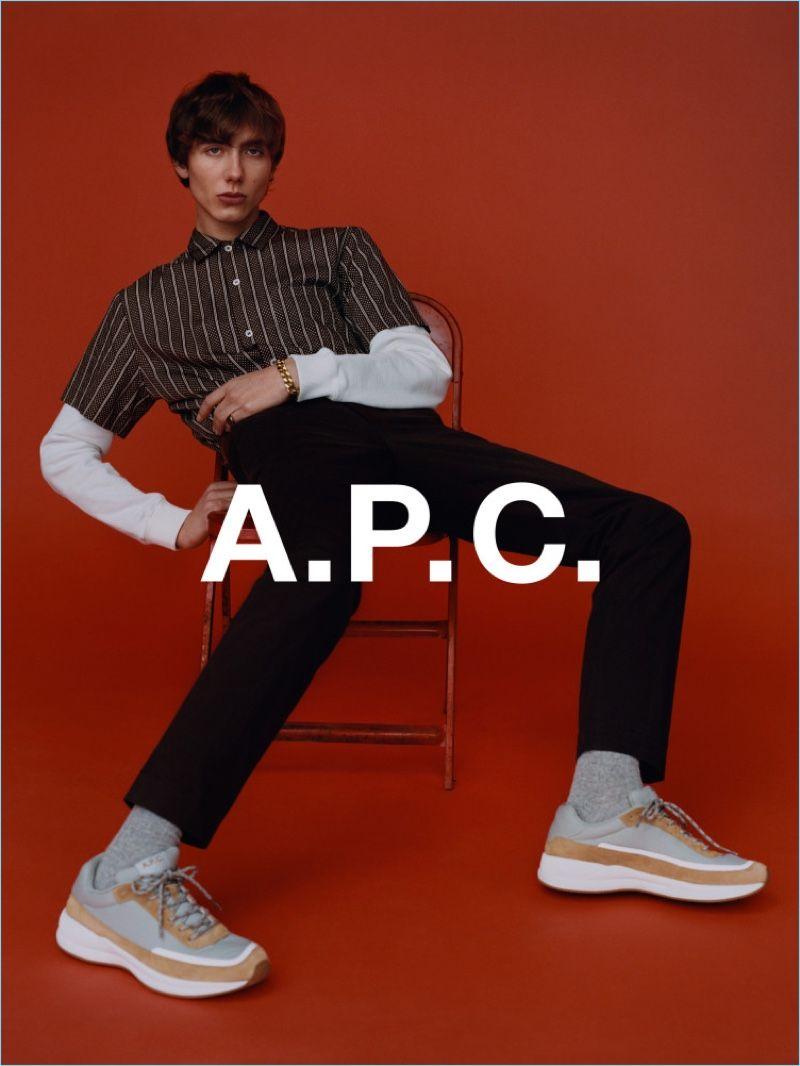 Paul Hameline Charms in A.P.C. Fall ’18 Campaign