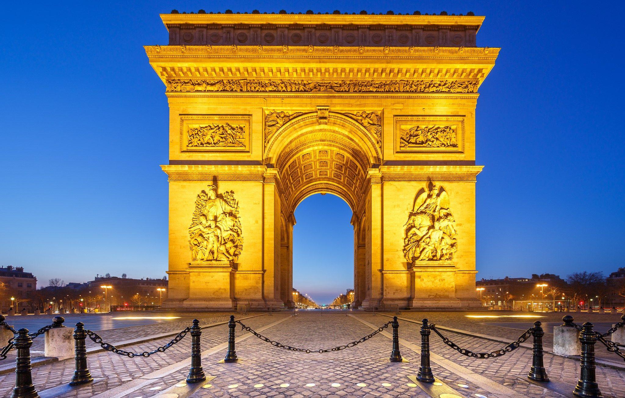 wallpapers desktop arc de triomphe