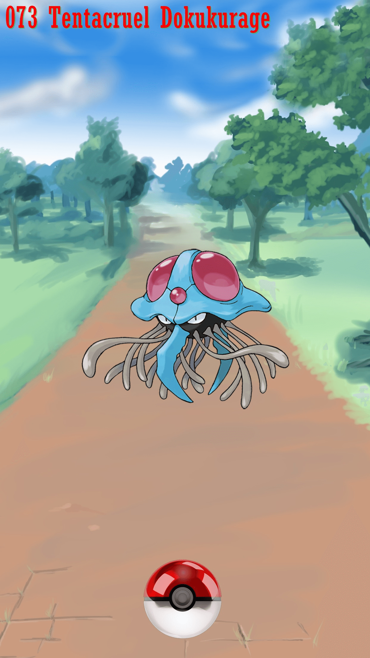 073 Street Pokeball Tentacruel Dokukurage