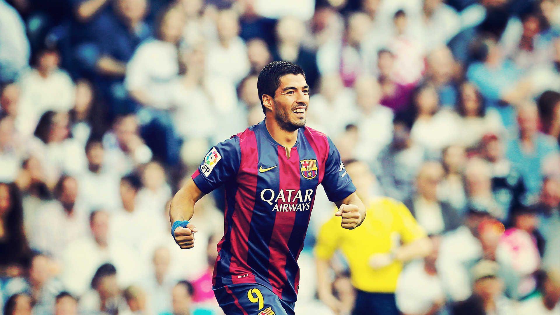 Barcelona Luiz Suarez Fc Goal Celebration Wallpapers: Players