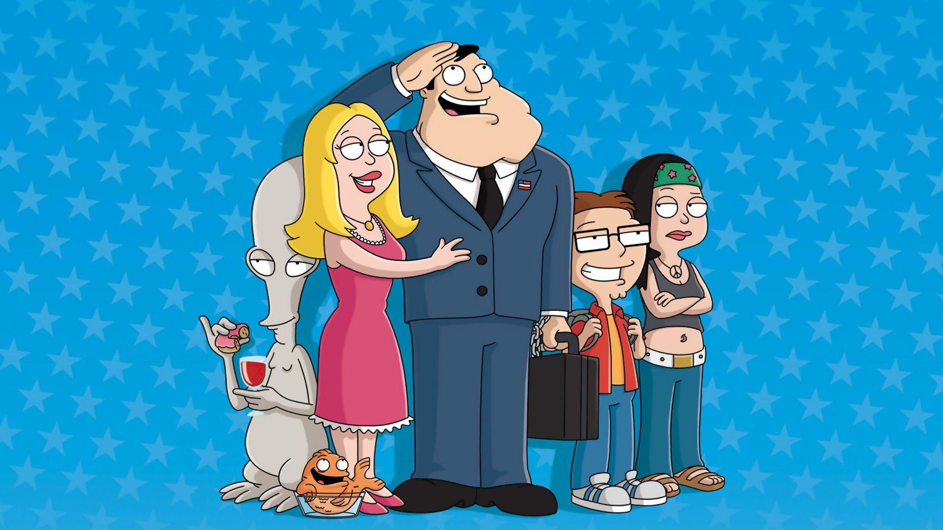 American Dad Blue Wallpapers 39940 in Movies