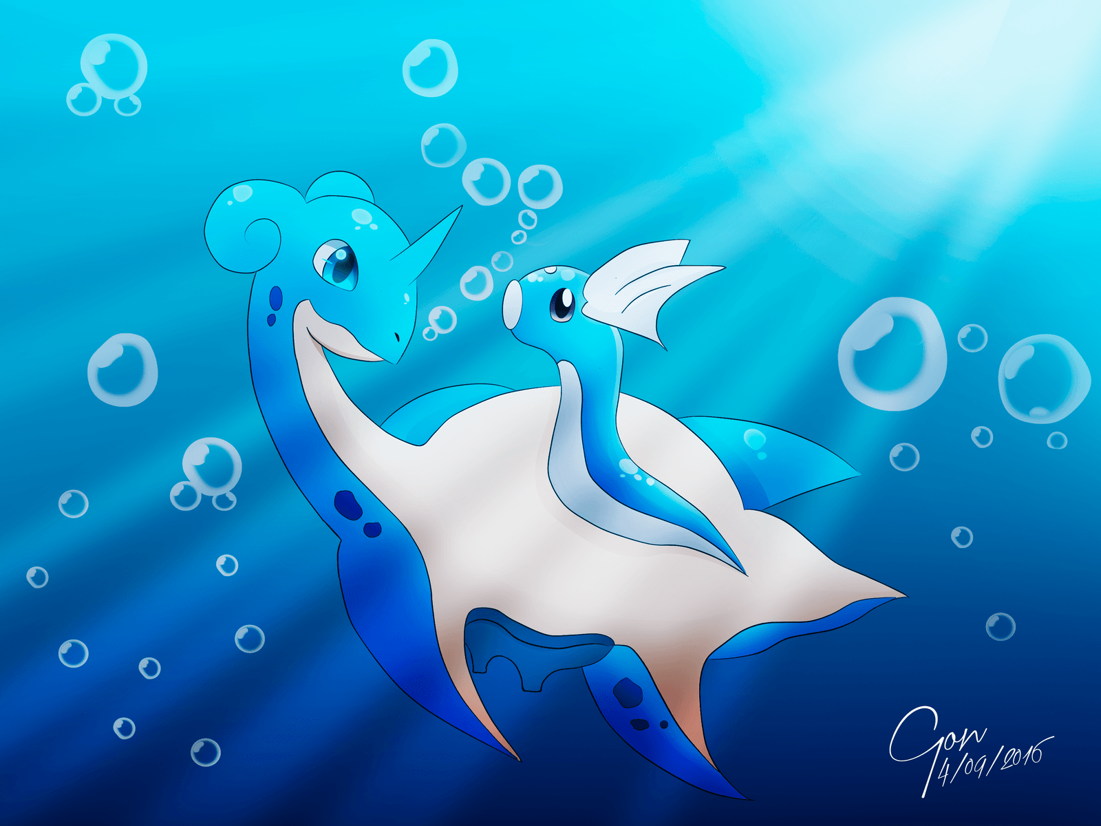 Lapras y dratini byR8895