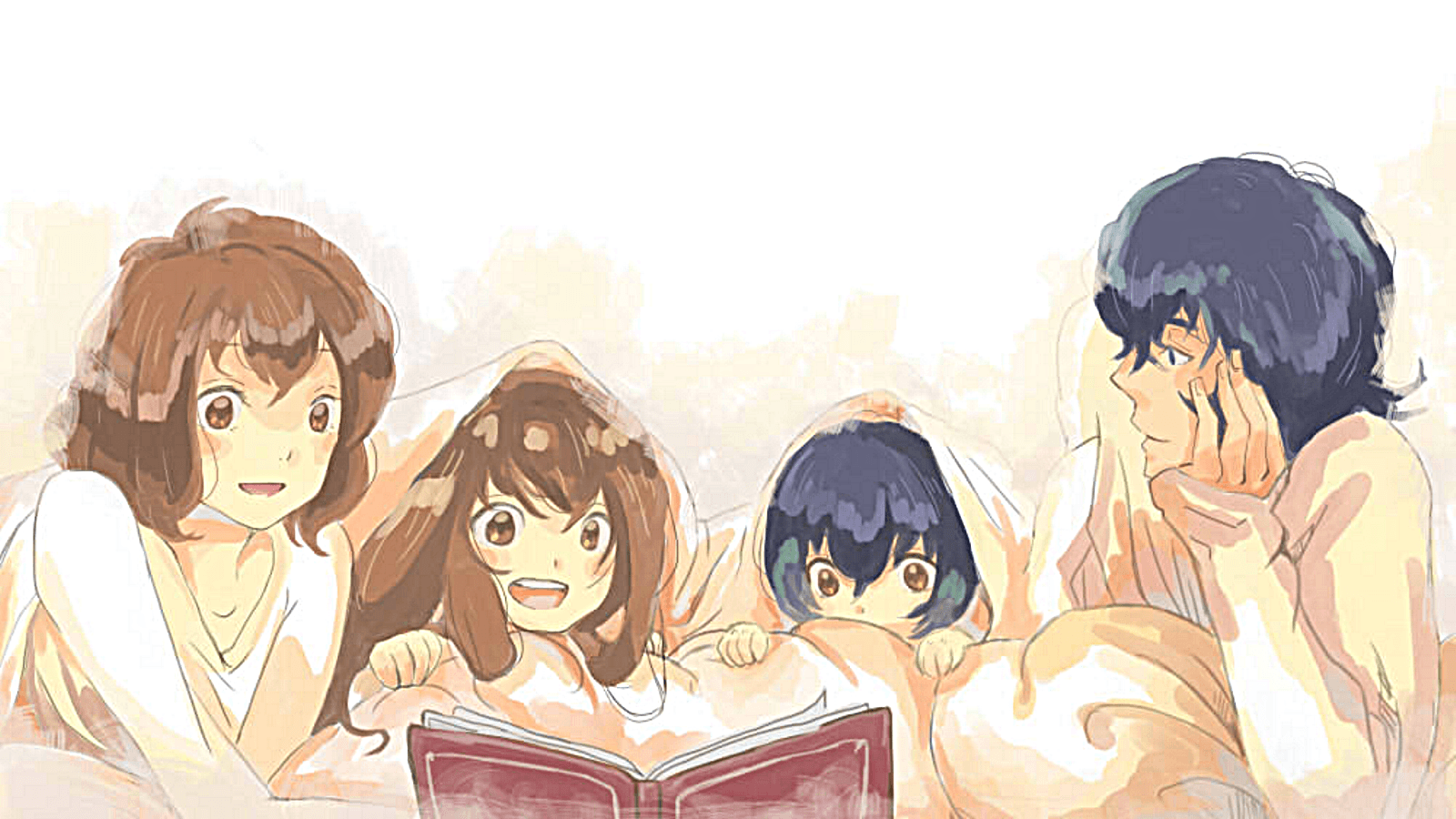 Wolf children family time! Wallpapers and Backgrounds Image