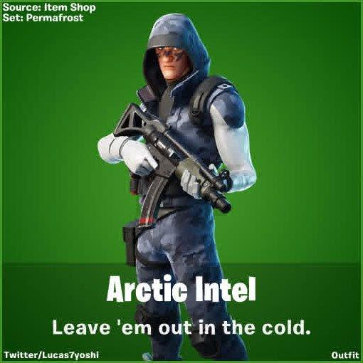 Arctic Intel Fortnite wallpapers