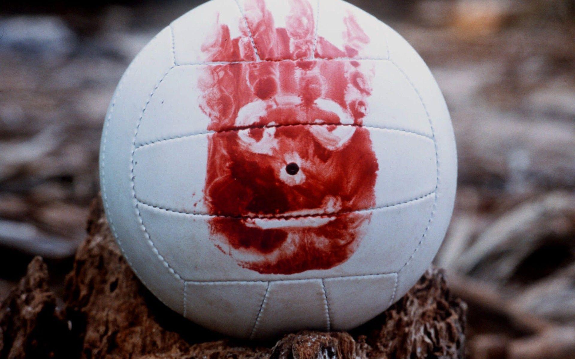 movies, blood, volleyball, Wilson, Cast Away :: Wallpapers