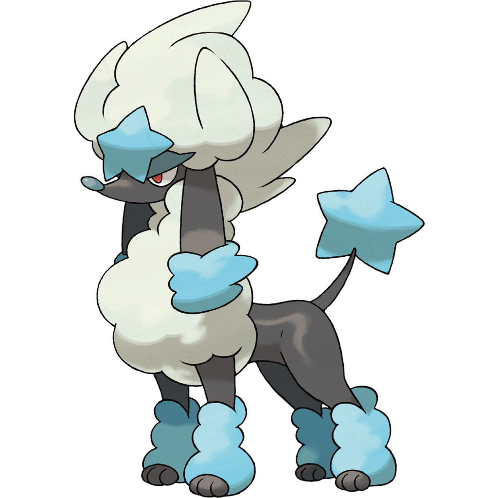 Blue/Star Furfrou: The stylish Pokémon Furfrou can have its