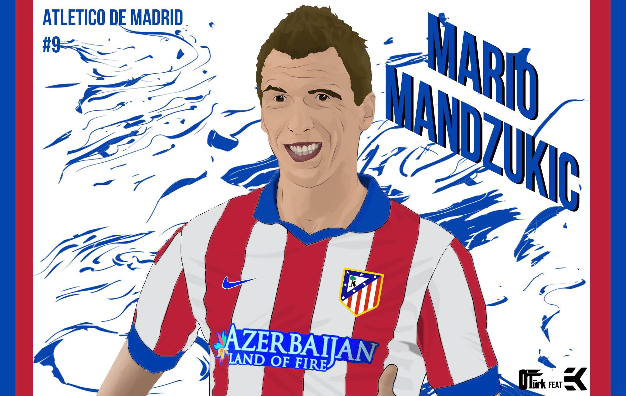 Mario Mandzukic by OturkDesing