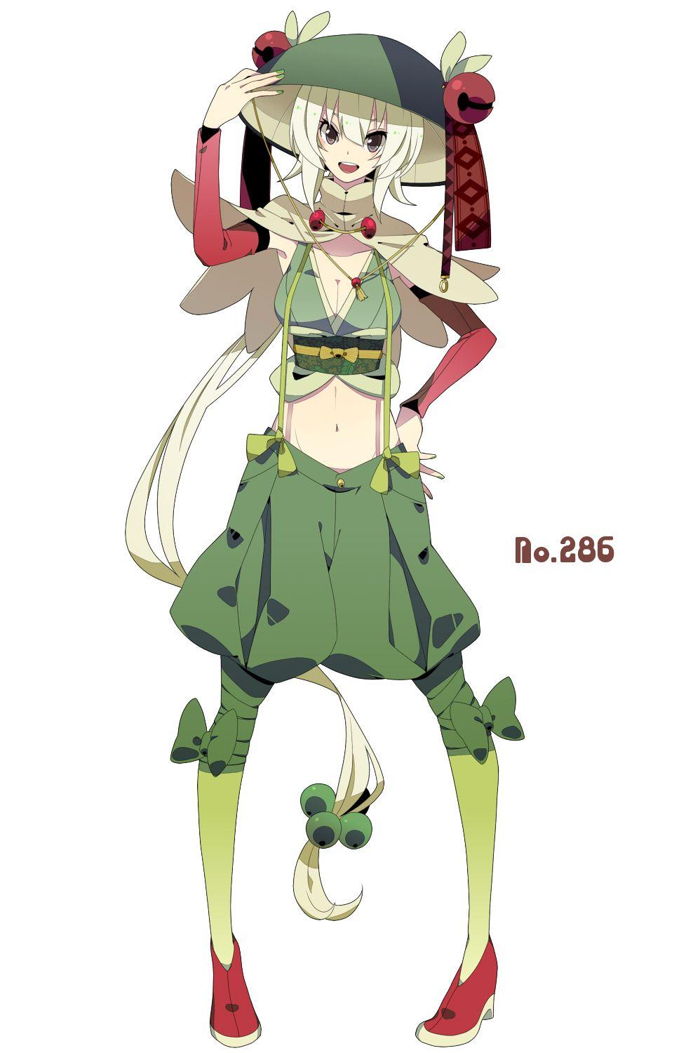 human version gijinka pokemon, breloom