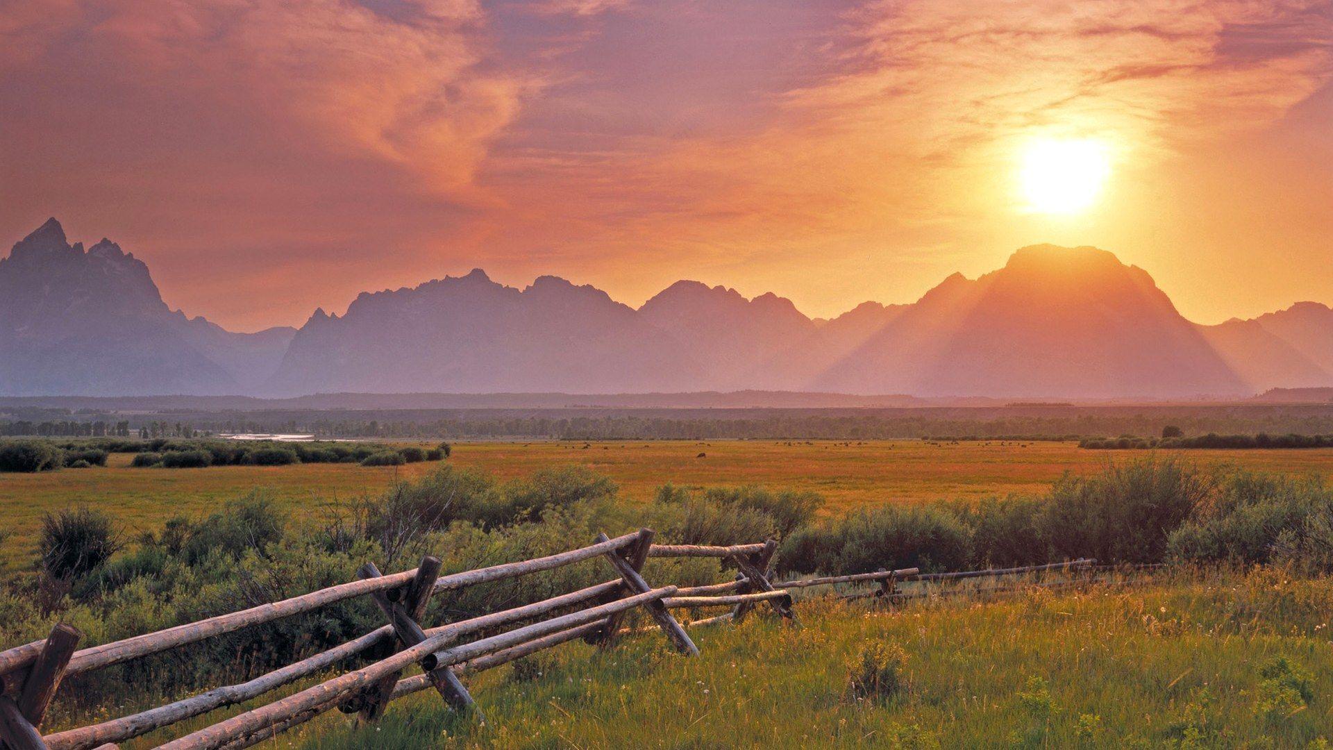 Wallpapers, teton, grand, nature, flats, national, sagebrush, park