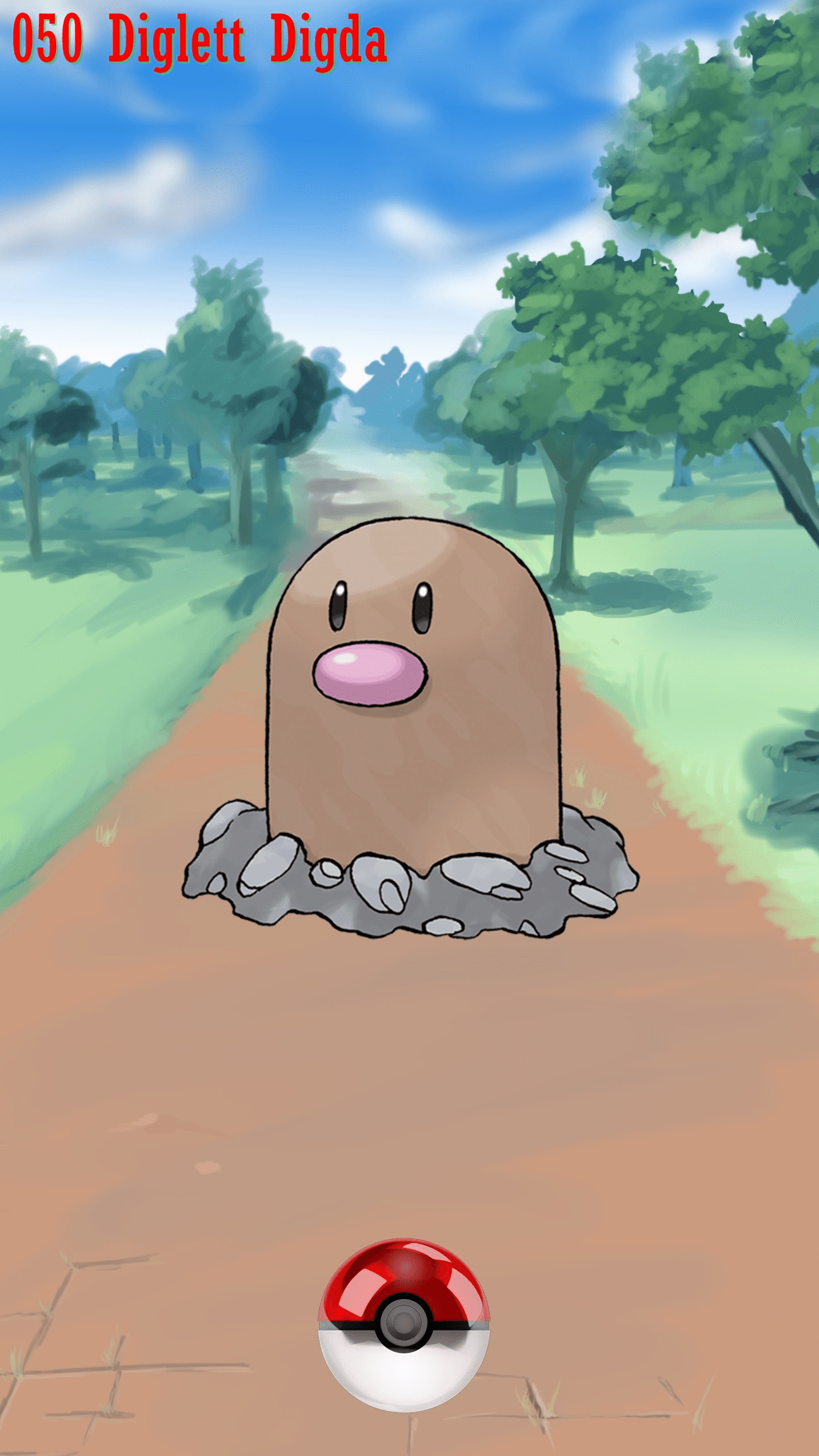 050 Street Pokeball Diglett Digda