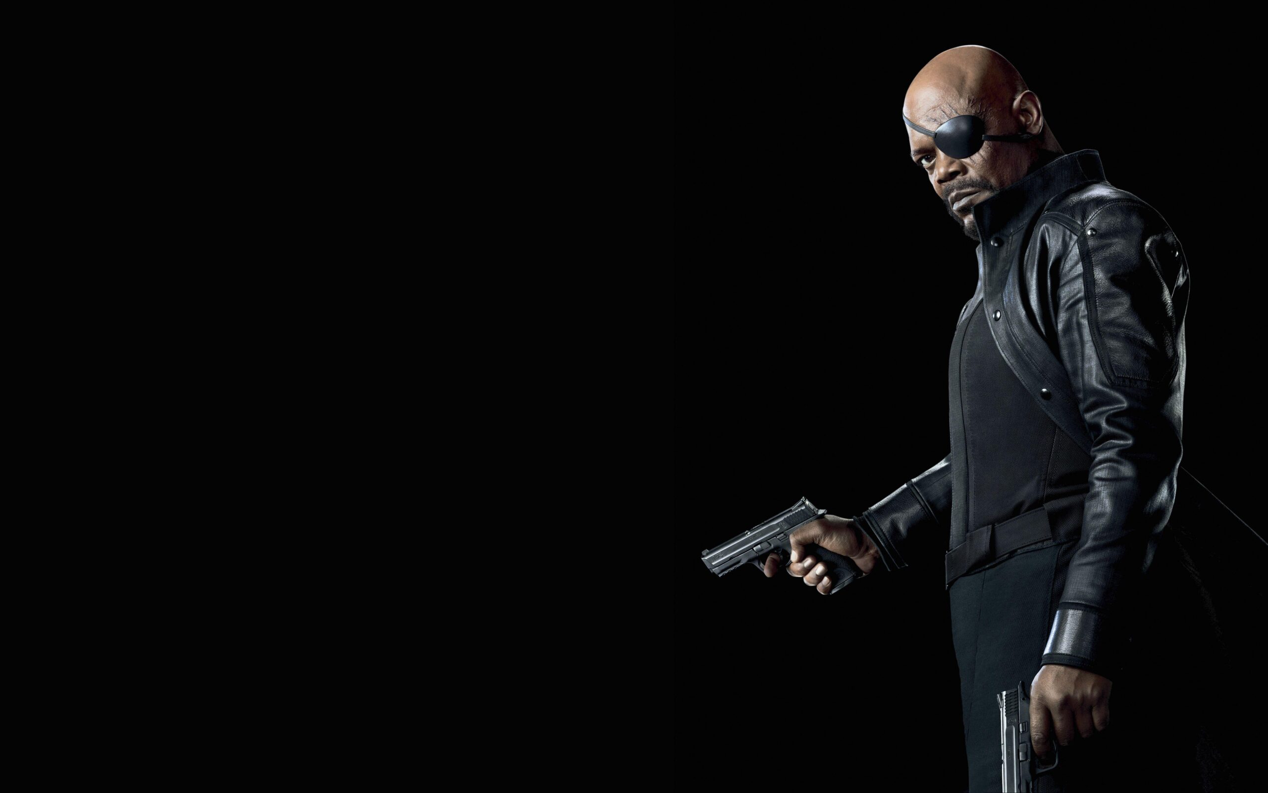 Wallpapers Samuel L. Jackson, Nick Fury, Captain Marvel, Avengers