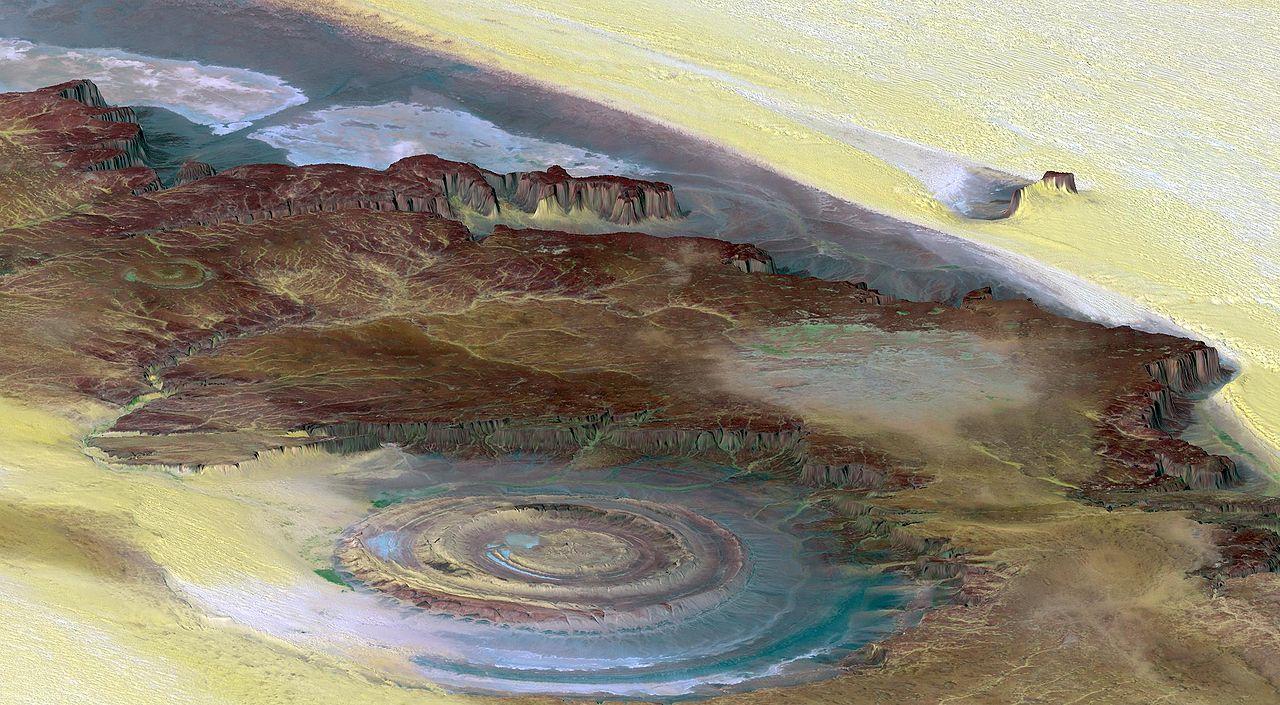 The Eye Of Sahara, The Richat Structure, Mauritania – googletour