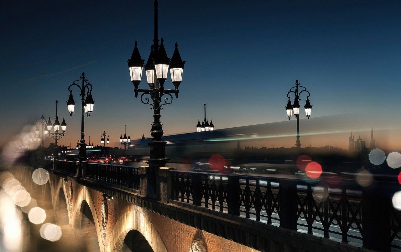 Bridge in Bordeaux wallpapers