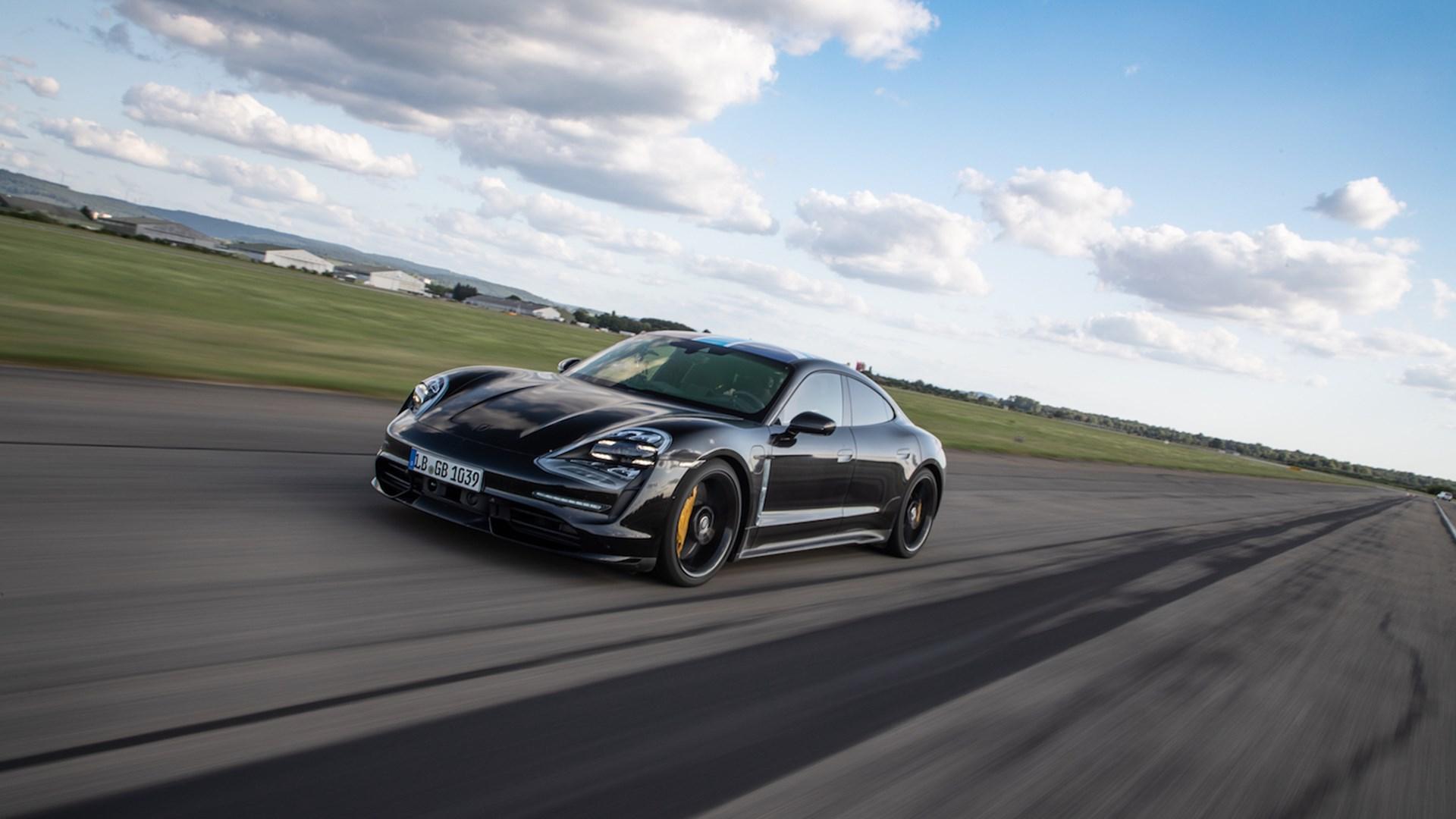 Watch the Porsche Taycan Accelerate 0–200 km/h Over and Over