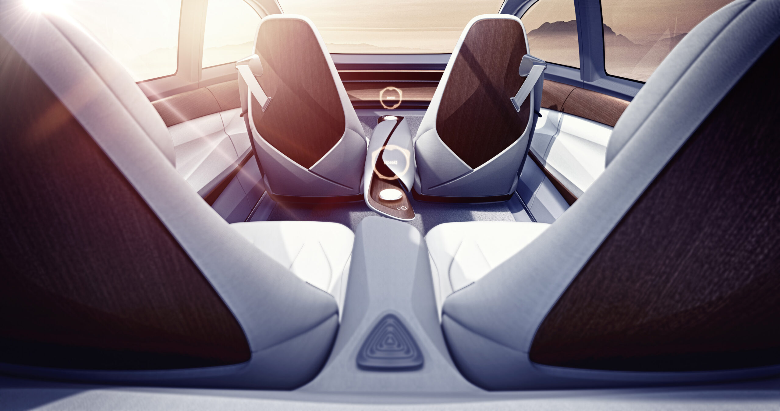 Wallpapers Volkswagen I.D. Vizzion, Interior, Geneva Motor Show, 2018