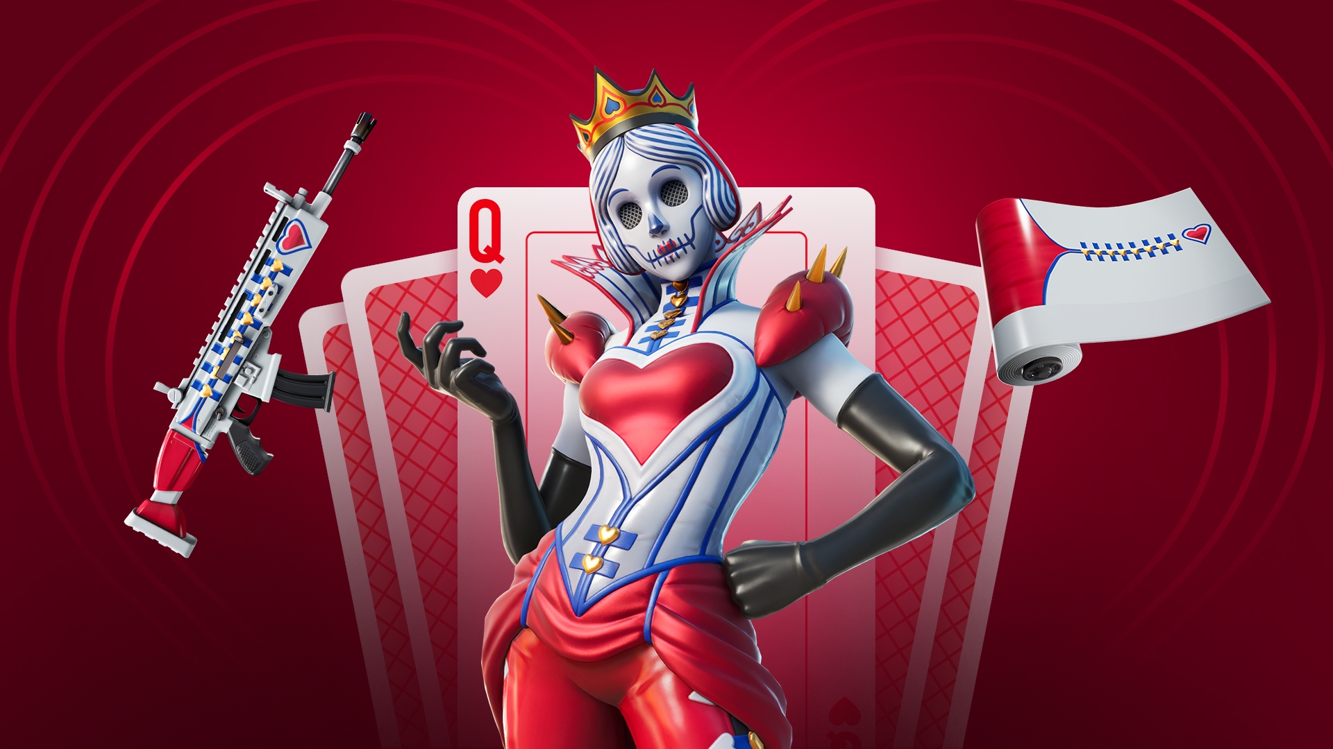 Queen of Hearts Fortnite wallpapers