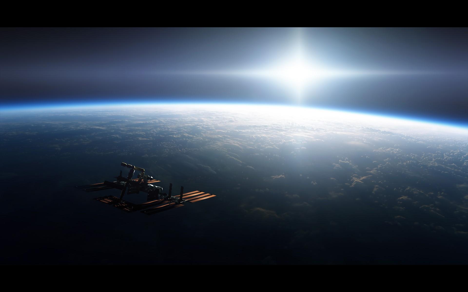 Space station desktop PC and Mac wallpapers