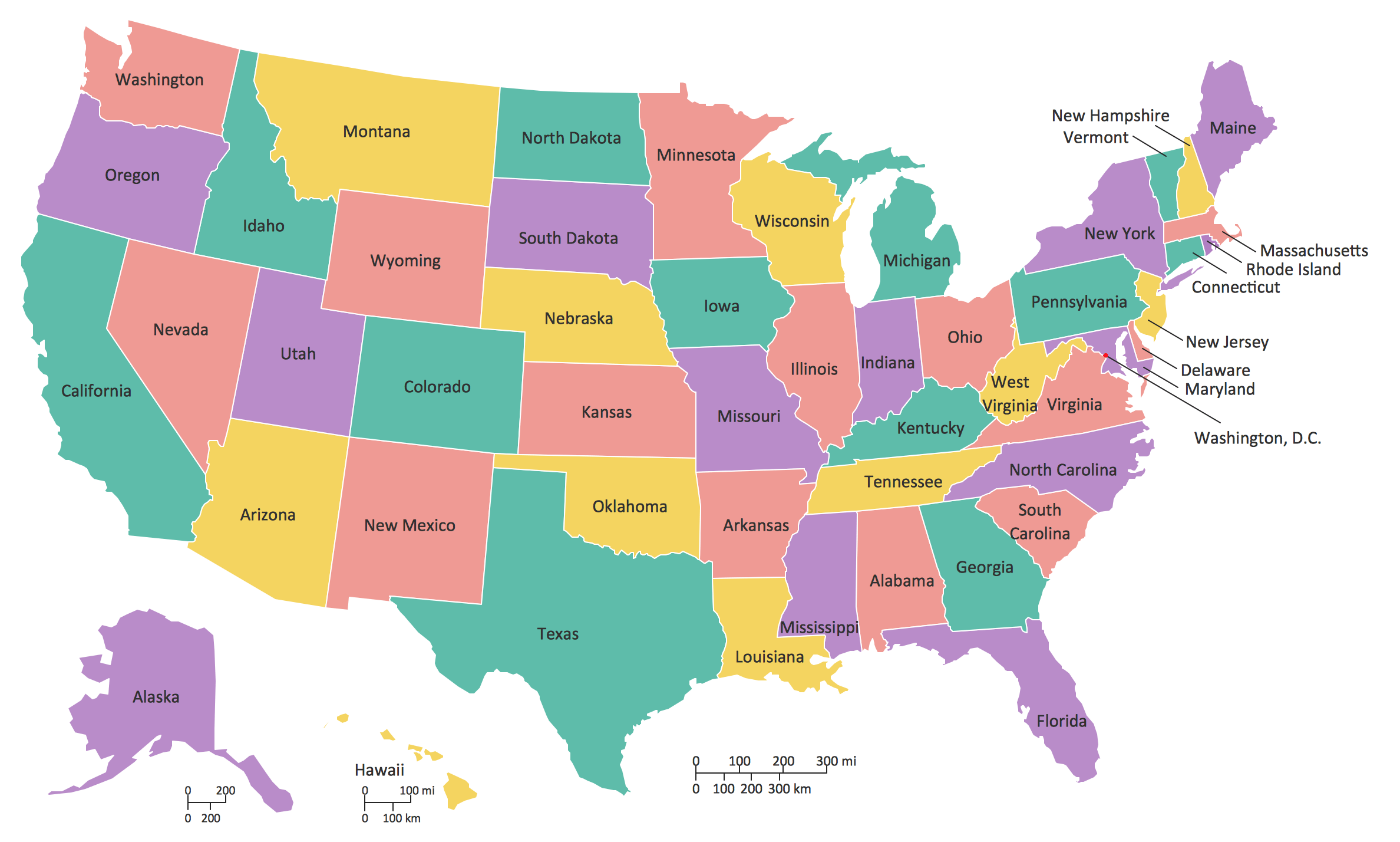 15 Map Of The Usa HD Wallpapers