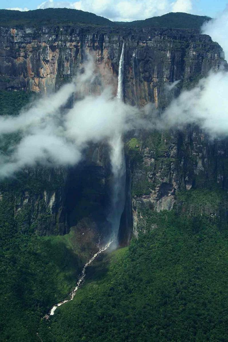 Free Mobile Wallpapers: The Highest Waterfall in the World = Angel Falls