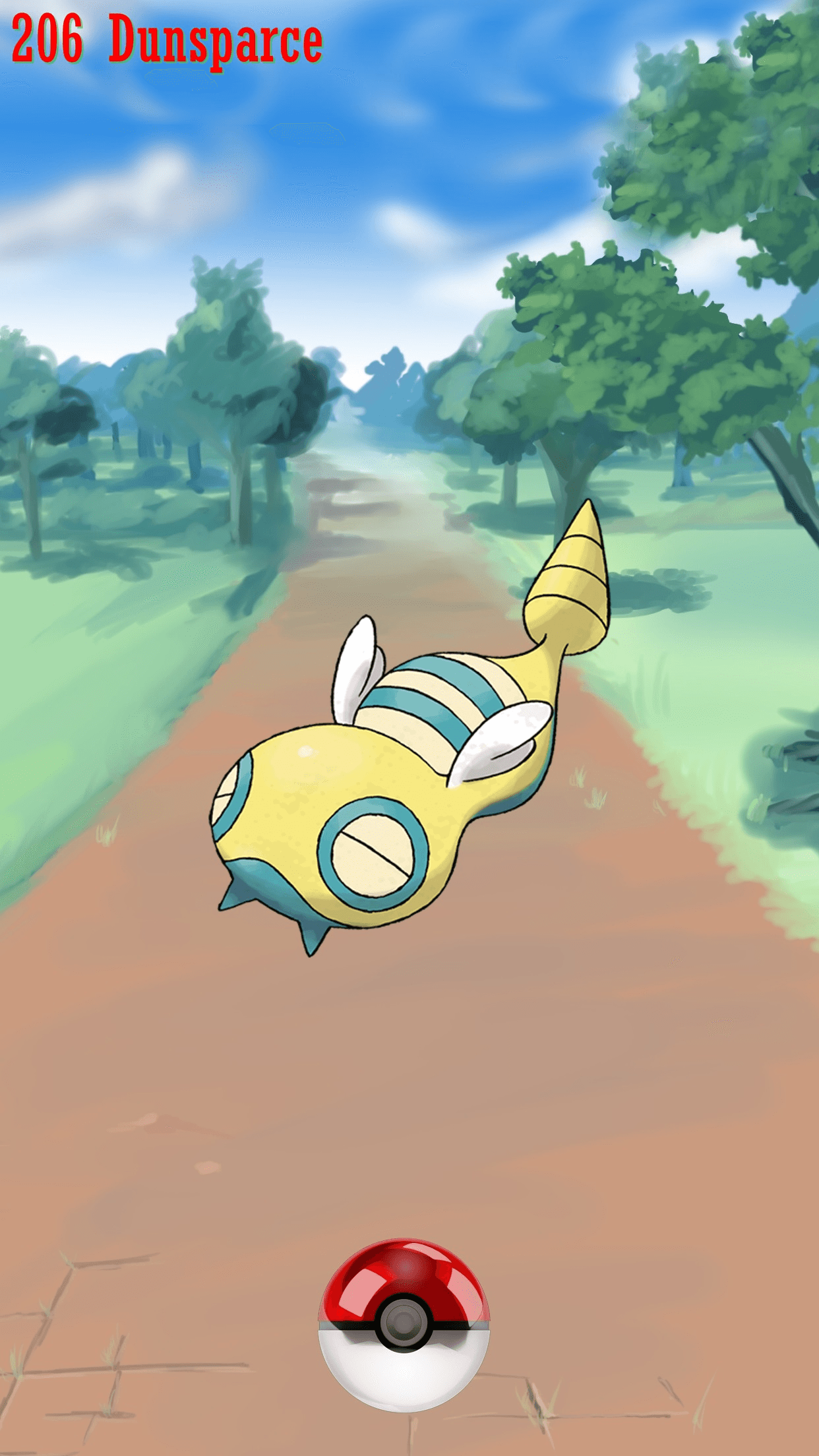 206 Street Pokeball Dunsparce