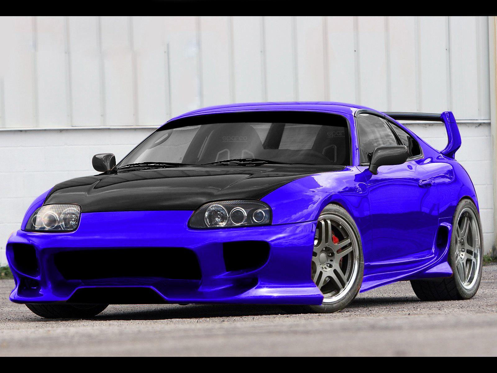 Blue Toyota Supra wallpapers