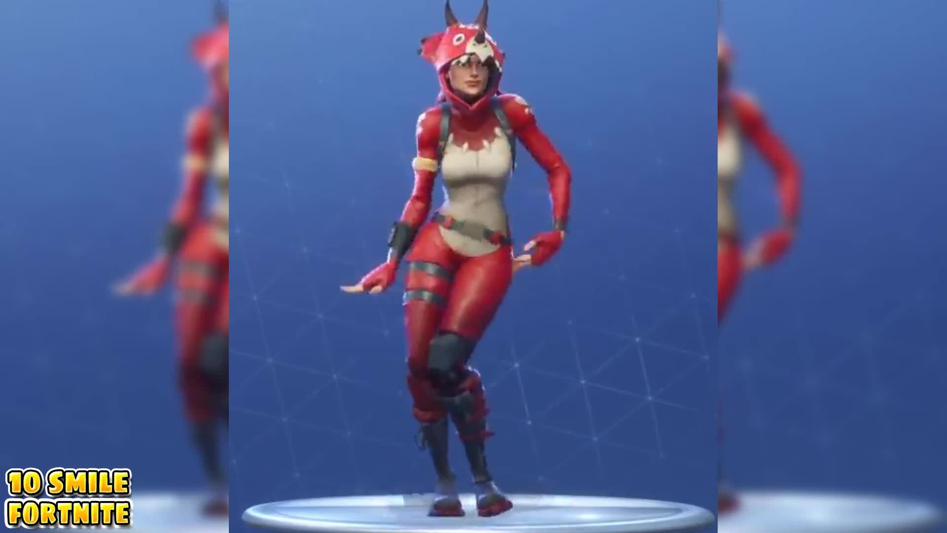 ALL FORTNITE *DANCES* WITH NEW TRICERA OPS SKIN!