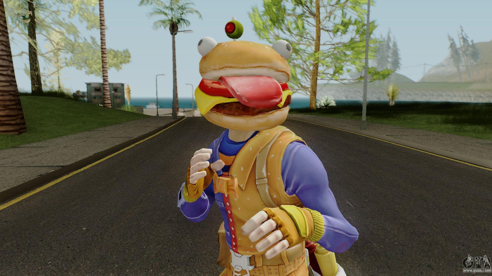 Fortnite Beef Boss Durrburger Hero for GTA San Andreas