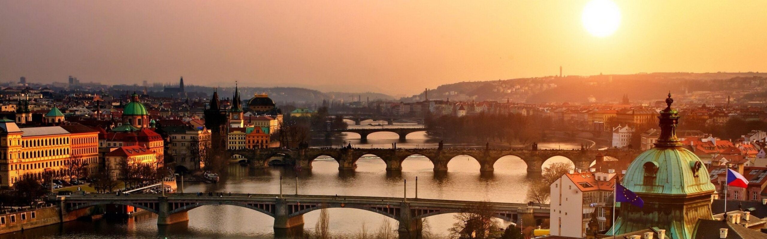 Download Wallpapers Prague, Czech republic, Bridge