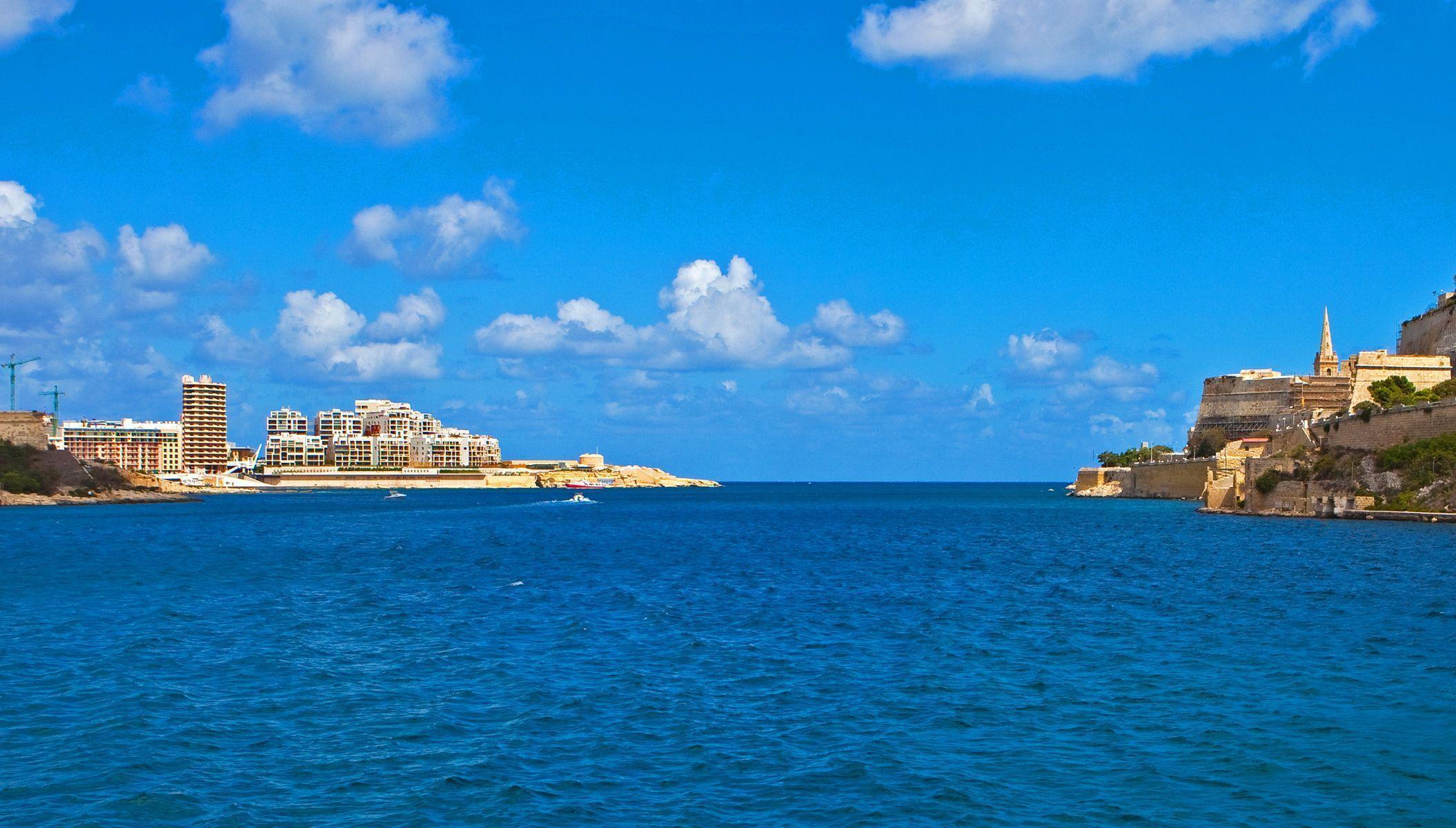 Pictures Malta Valletta Sea Sky Cities Houses