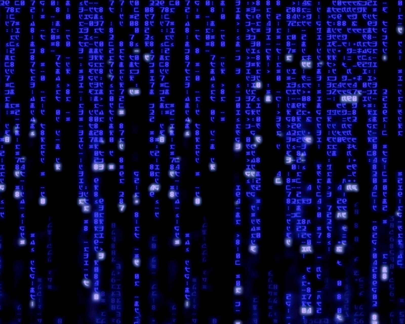 Download Matrix Blue Code 003 1600 x 1280 Wallpapers 2562753 matrix