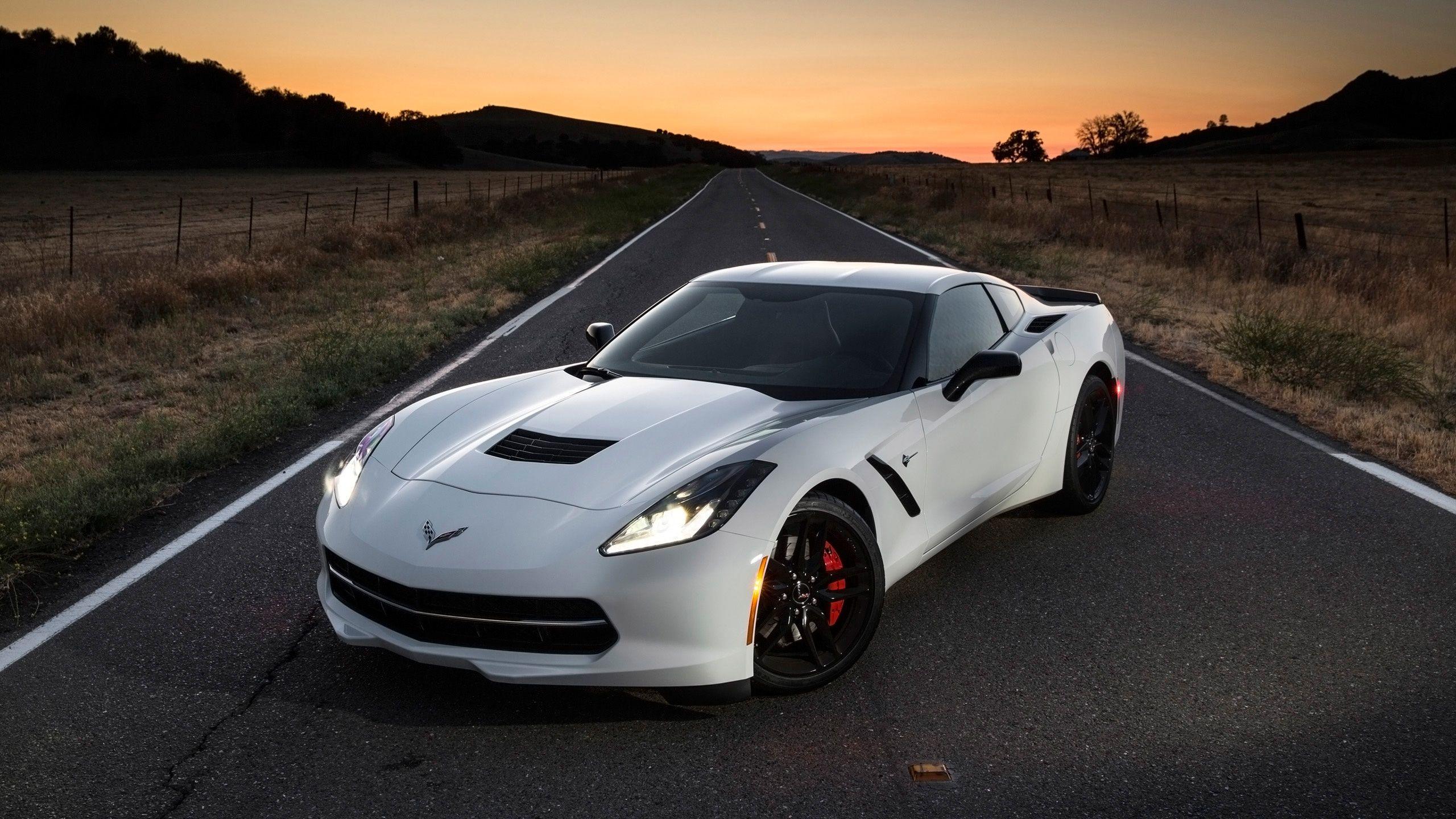 Chevrolet Corvette c7 stingray front side on hd wallpapers from