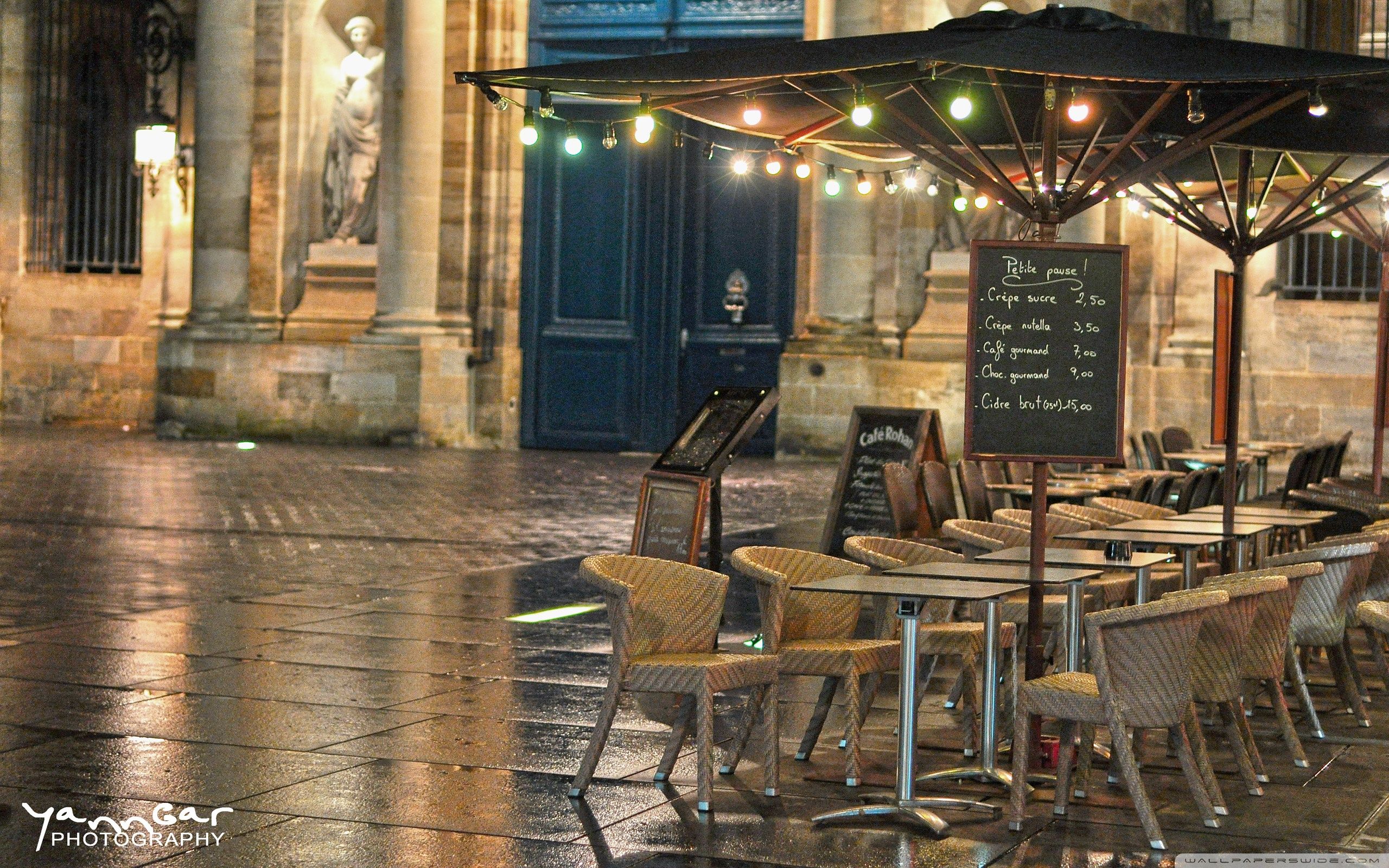 Cafe, Bordeaux, France ❤ 4K HD Desktop Wallpapers for