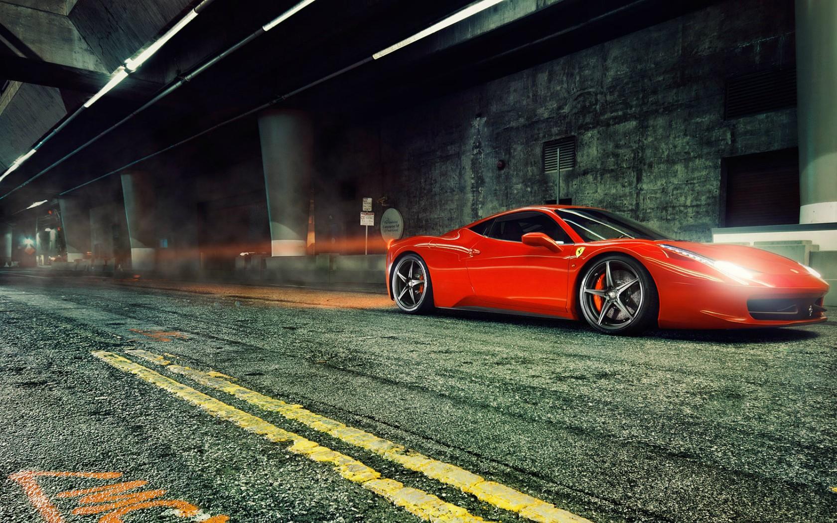 Red Ferrari 458 Italia wallpapers