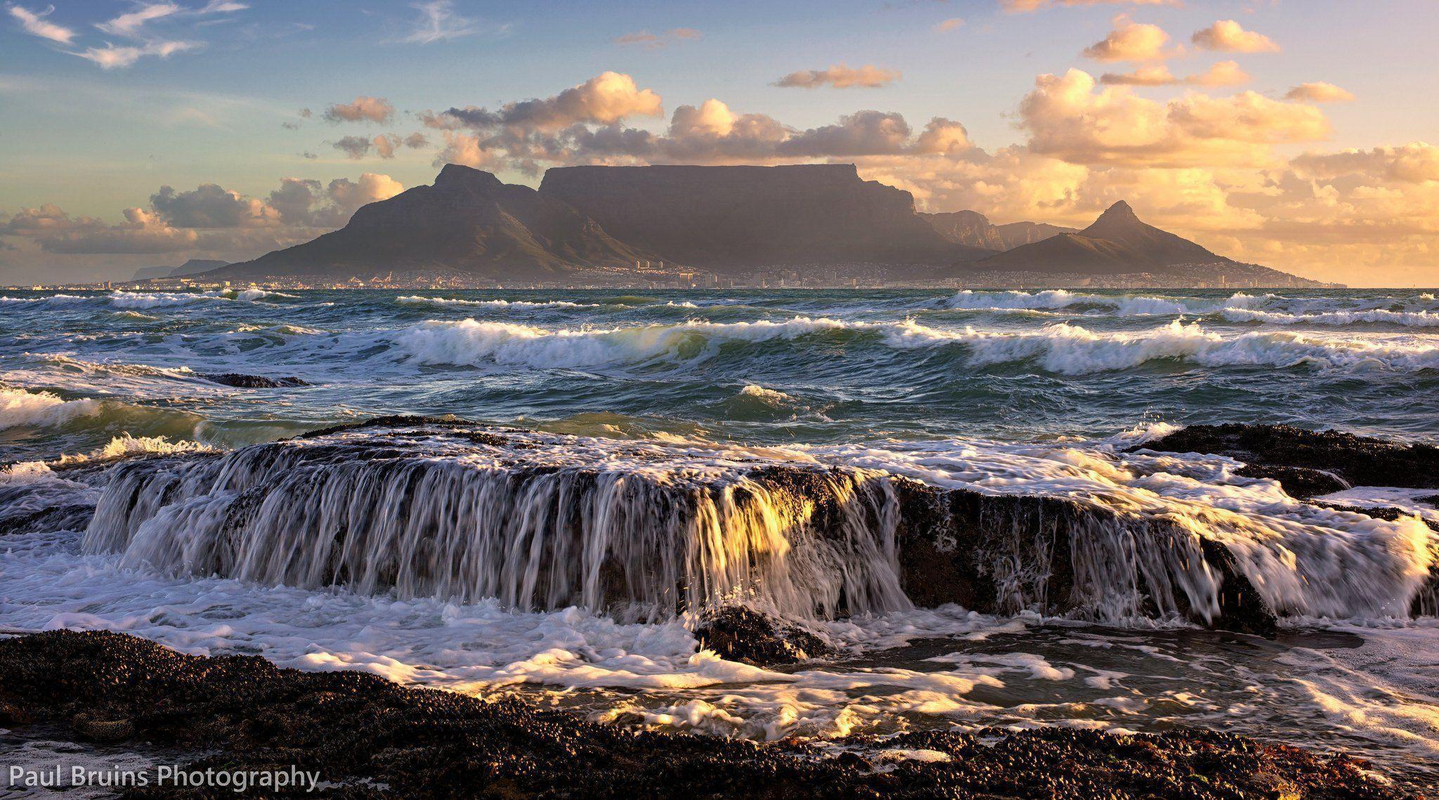 cape town south africa cape town south africa ocean mountain HD