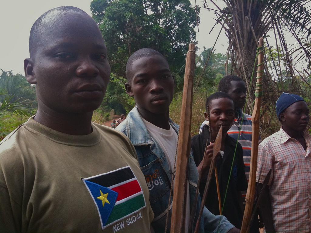 Arrow Boys near Yambio, South Sudan