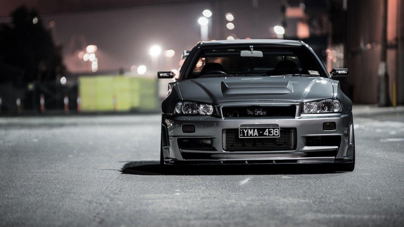 Silver Nissan Skyline Gtr R34 Wallpapers