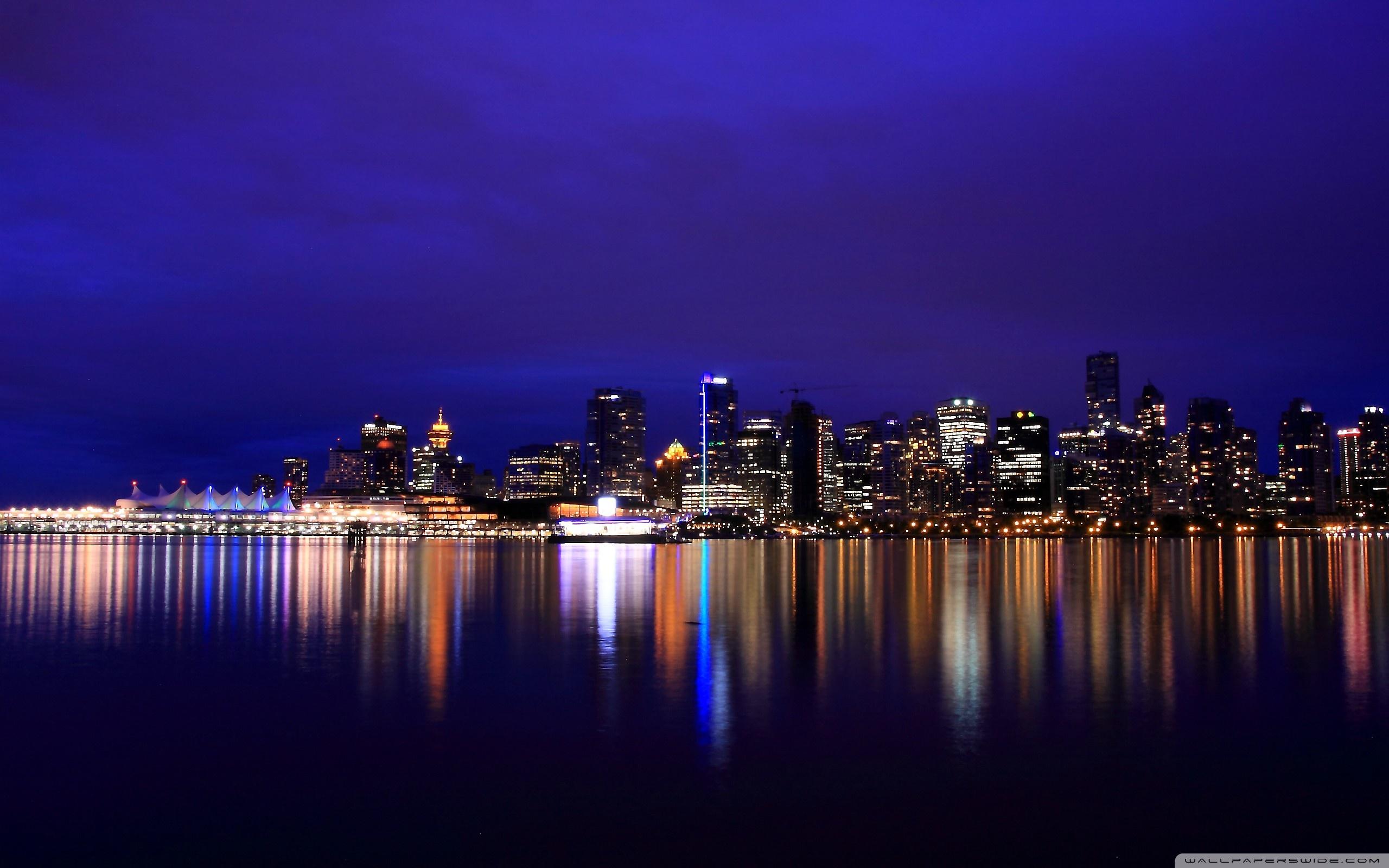 Vancouver At Night ❤ 4K HD Desktop Wallpapers for 4K Ultra HD TV