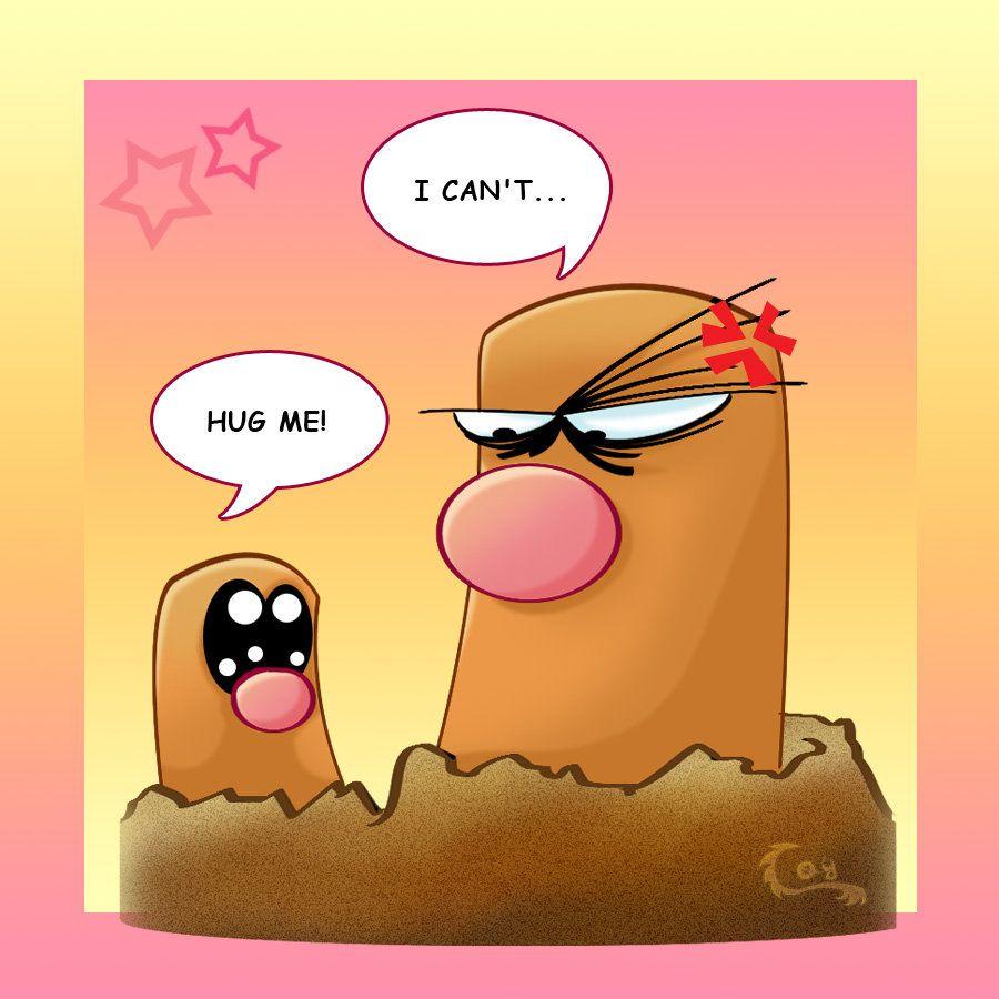 Diglett Hug… by CoyChacal