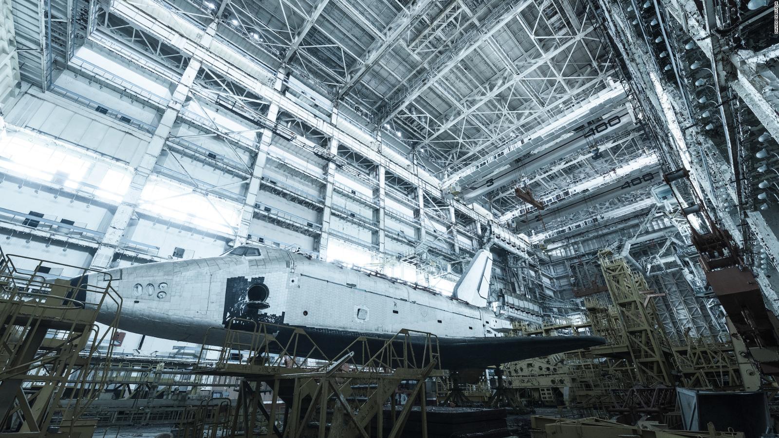 2 abandoned Soviet space shuttles rust in Kazakhstan